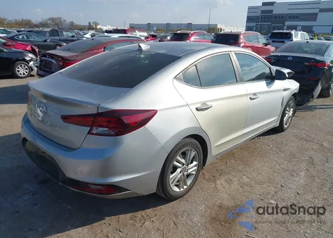 2020 Hyundai Elantra Sel z USA, uszkodzony, nr VIN 5NPD84LF2LH596267